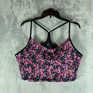 Skechers Women's Sports Bra Floral 2XL Gostretch Racerback